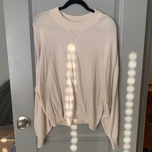 Abercrombie & Fitch Beige Ribbed Sweater